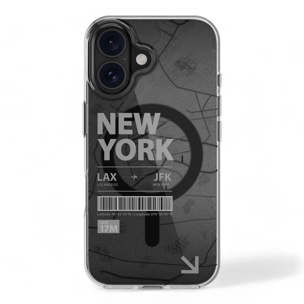 Estuche switcheasy skin iphone 16 plus urban m 3d patterned shockproof case color transparente/negro - MUNDO ACCESORIOS (B2C)