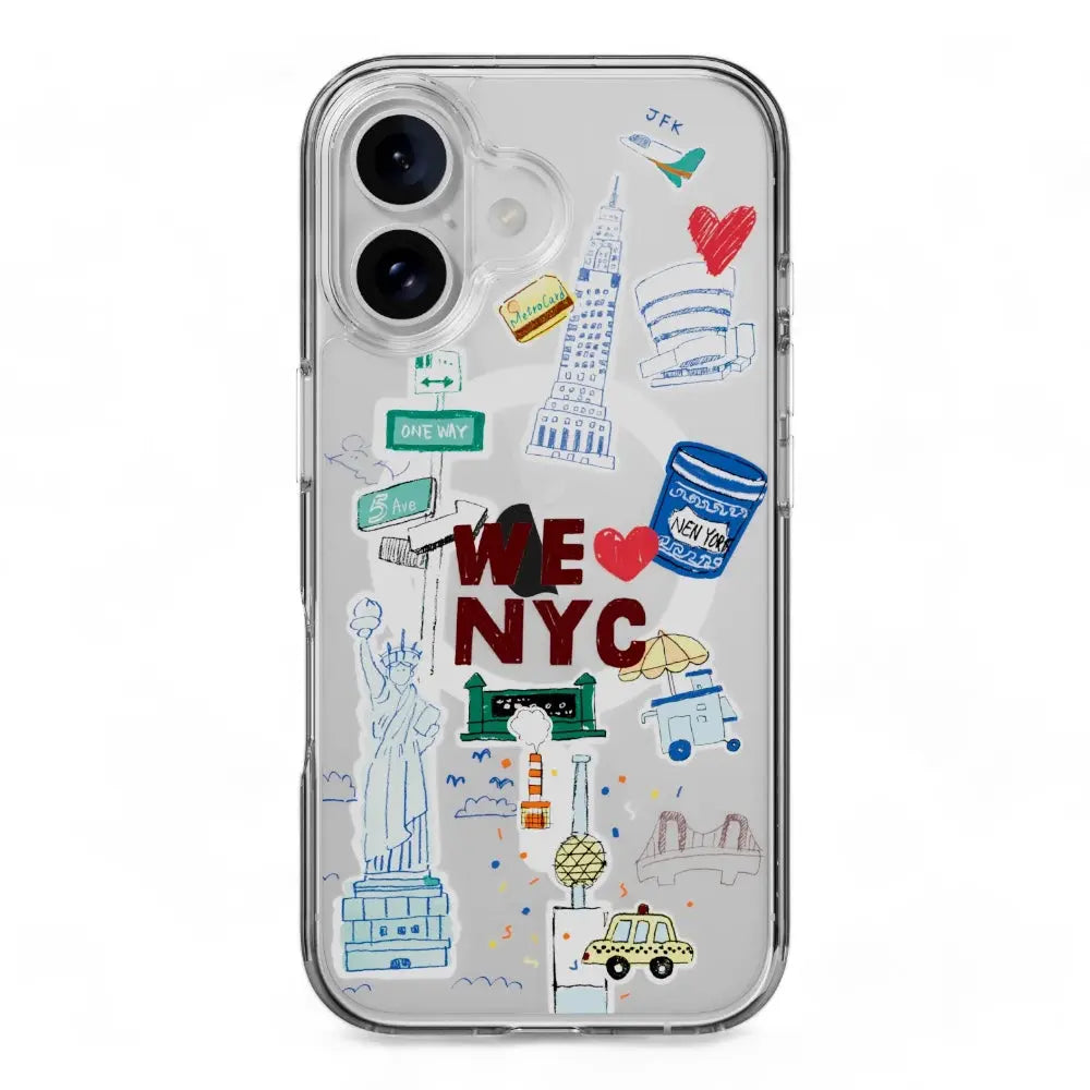 Estuche switcheasy skin iphone 16 style m pattern shockproof case new york color multicolor  Shop name