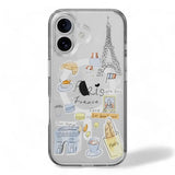 Estuche switcheasy skin iphone 16 style m pattern shockproof case paris color multicolor  Shop name