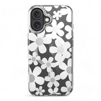 Estuche switcheasy skin iphone 16 plus fleur m 3d patterned shockproof case color blanco - MUNDO ACCESORIOS (B2C)