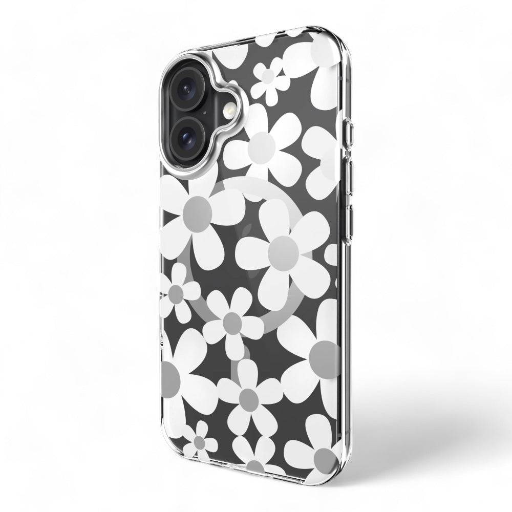 Estuche switcheasy skin iphone 16 plus fleur m 3d patterned shockproof case color blanco - MUNDO ACCESORIOS (B2C)