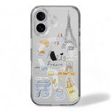 Estuche switcheasy skin iphone 16 plus style m pattern shockproof case paris color multicolor  Shop name