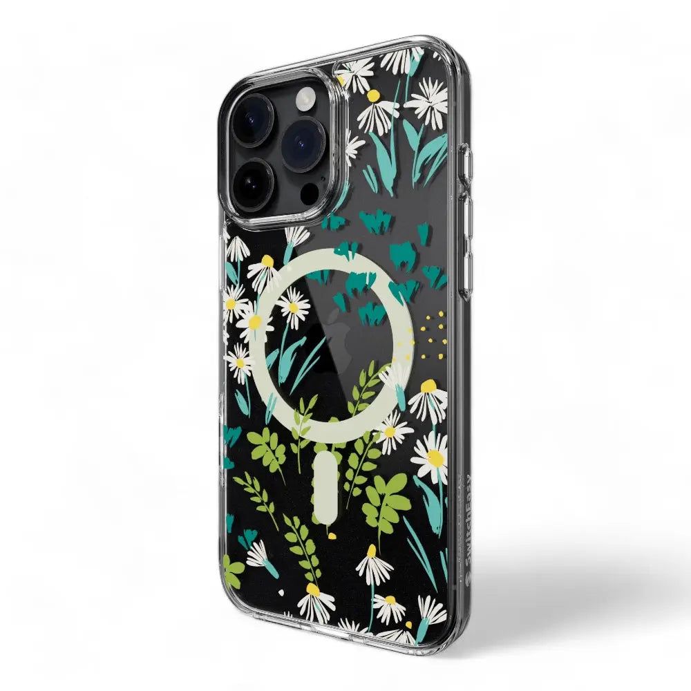 Estuche switcheasy skin iphone 16 pro max style m pattern shockproof case daisy color multicolor  Shop name