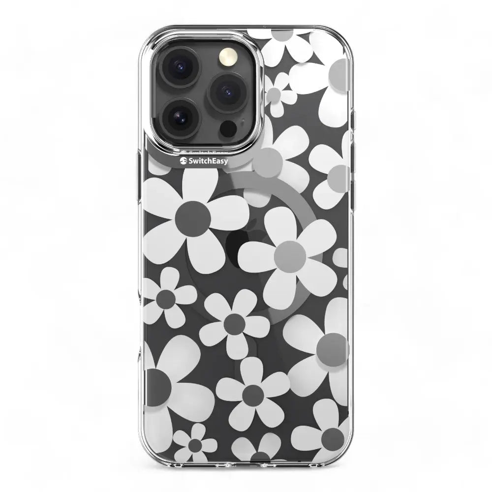 Estuche switcheasy skin iphone 16 pro max fleur m 3d patterned shockproof case white color multicolor  Shop name