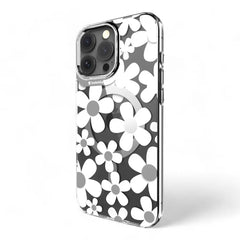 Estuche switcheasy skin iphone 16 pro max fleur m 3d patterned shockproof case white color multicolor  Shop name