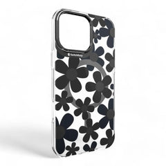 Estuche switcheasy skin iphone 16 pro max fleur m 3d patterned shockproof case black color multicolor  Shop name