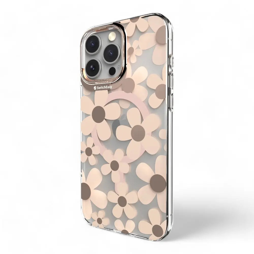 Estuche switcheasy skin iphone 16 pro fleur m 3d patterned shockproof case rosž color rosado arena  Shop name