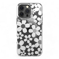 Switcheasy skin iphone 16 pro fleur m 3d patterned shockproof case white