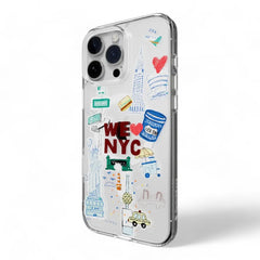 Estuche switcheasy skin iphone 16 pro style m pattern shockproof case new york color multicolor  Shop name