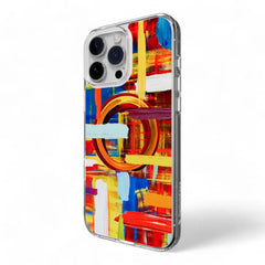 Estuche switcheasy skin iphone 16 pro style m pattern shockproof case painting color multicolor  Shop name