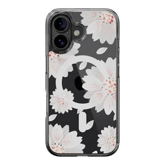 Estuche switcheasy skin iphone 16 style m pattern shockproof case for 2024 iphone 2 lenses white flower color multicolor  Shop name