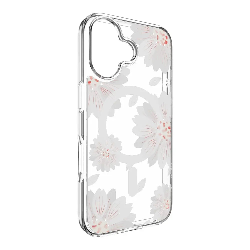 Estuche switcheasy skin iphone 16 style m pattern shockproof case for 2024 iphone 2 lenses white flower color multicolor  Shop name