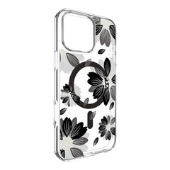 Estuche switcheasy skin iphone 16 pro style m pattern shockproof case for 2024 iphone 3 lenses black flower color multicolor  Shop name