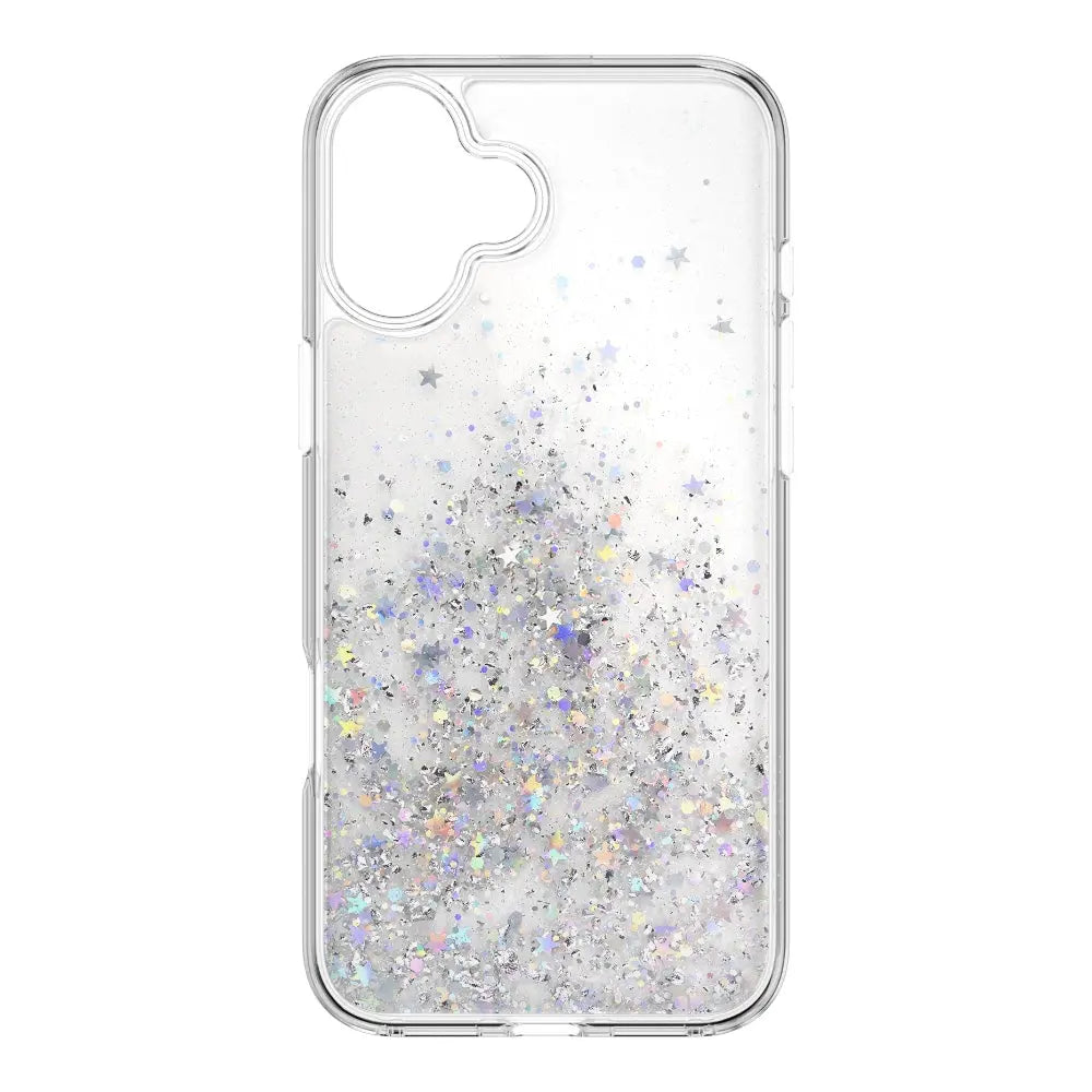 Estuche switcheasy skin iphone 16 starfield m 3d glitter shockproof case for 2024 iphone 2 lenses color transparente  Shop name