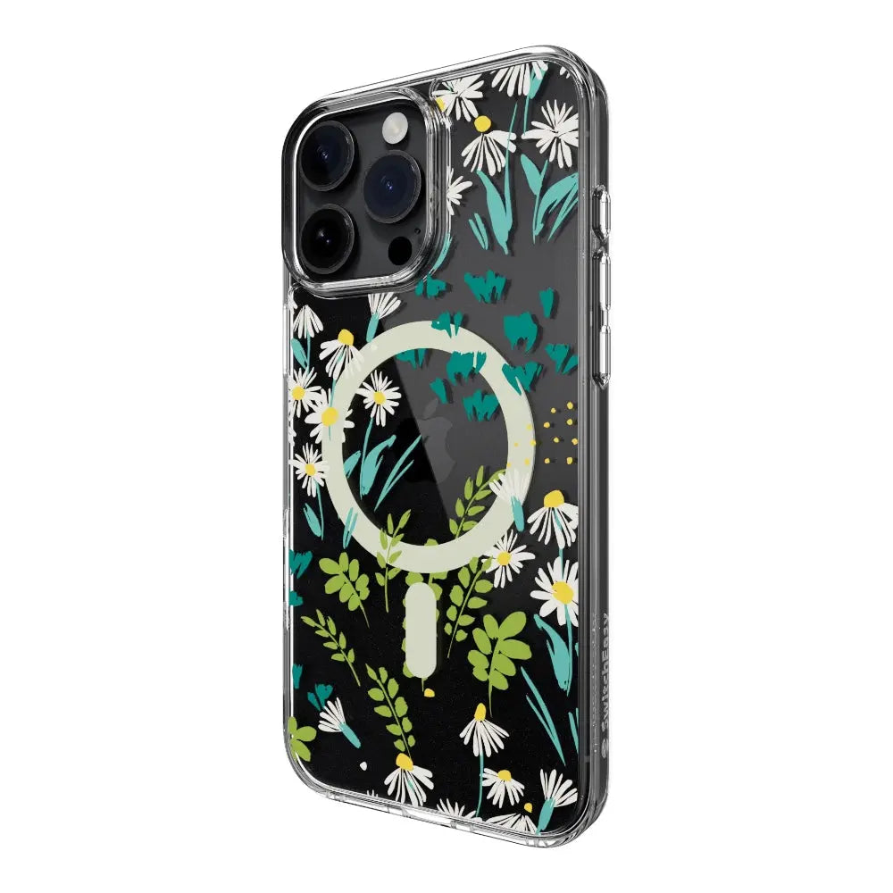 Estuche switcheasy skin iphone 16 pro style m pattern shockproof case for 2024 iphone 3 lenses daisy color multicolor  Shop name