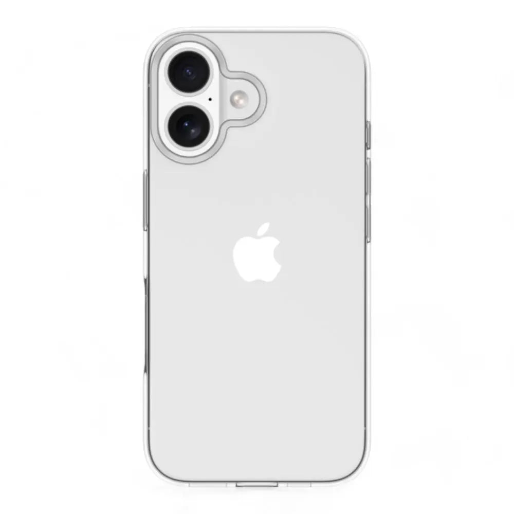 Estuche devia skin iphone 16 naked case(tpu) color transparente