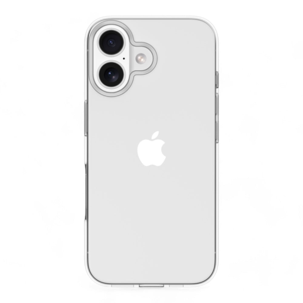 Devia skin iphone 16 naked case(tpu) transparent color