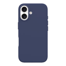 Devia skin iphone 16 nature series silicone magnetic case blue color