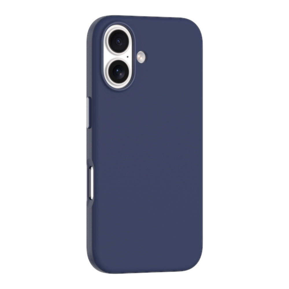 Devia skin iphone 16 nature series silicone magnetic case blue color