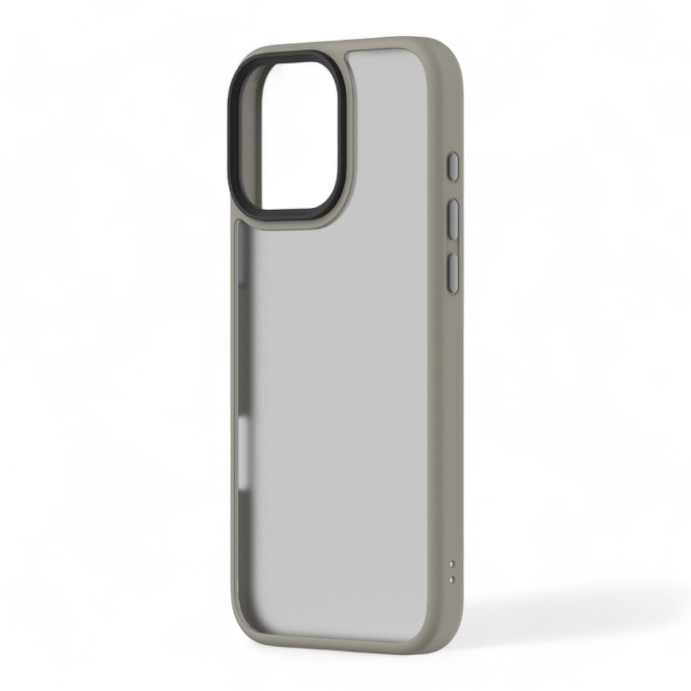 Devia skin iphone 16 pine series shockproof case dark grey color