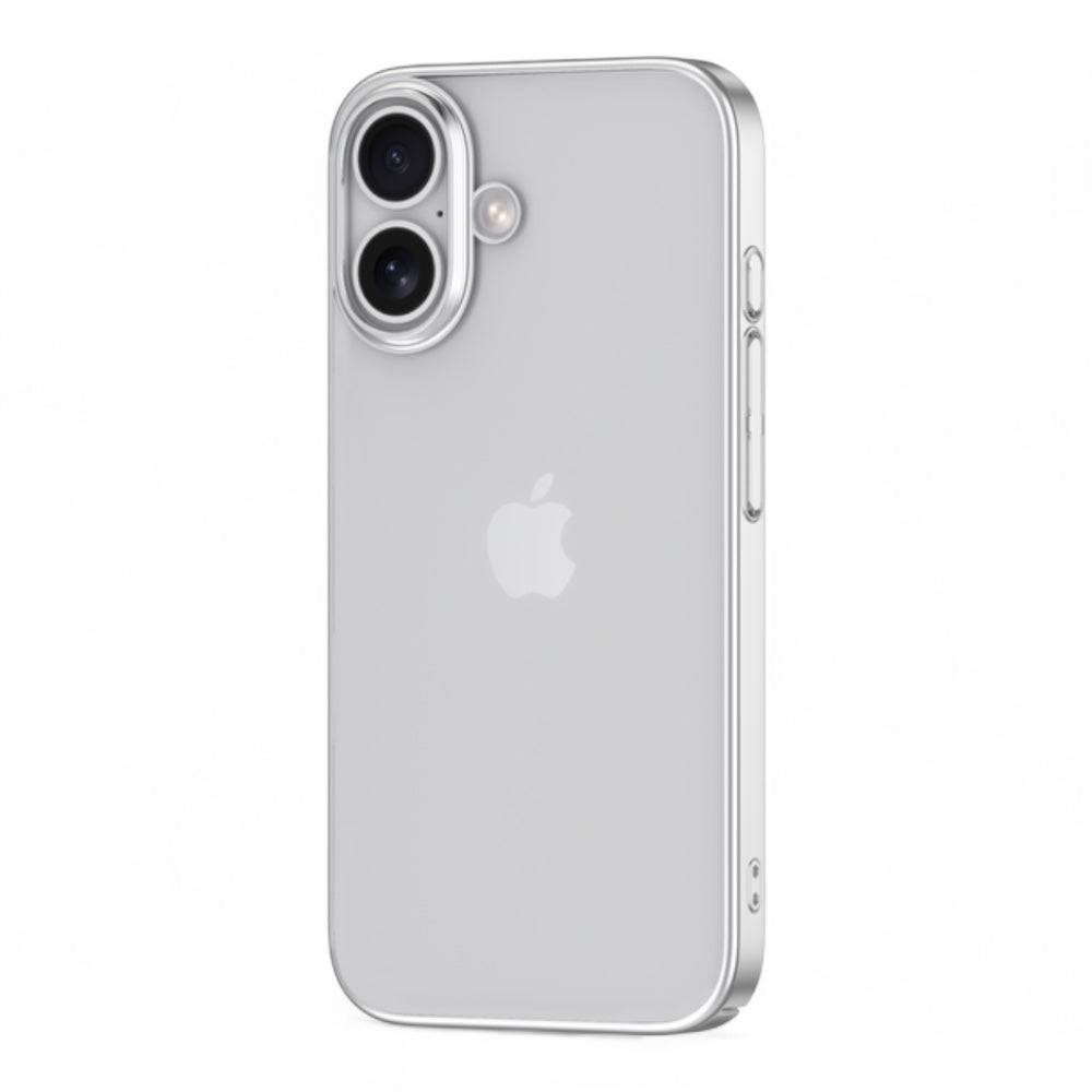 Estuche devia skin iphone 16 plus glimmer series case(pc) color gris - MUNDO ACCESORIOS (B2C)