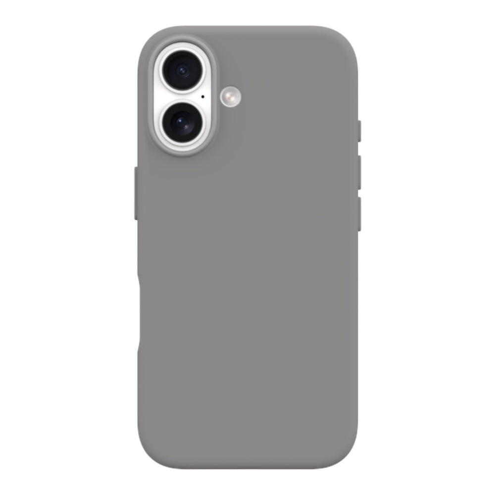 Devia skin iphone 16 plus nature series silicone magnetic case dark grey color