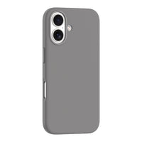 Devia skin iphone 16 plus nature series silicone magnetic case dark grey color