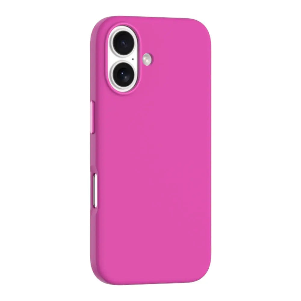 Estuche devia skin iphone 16 plus nature series silicone magnetic case color rosado suave  Shop name