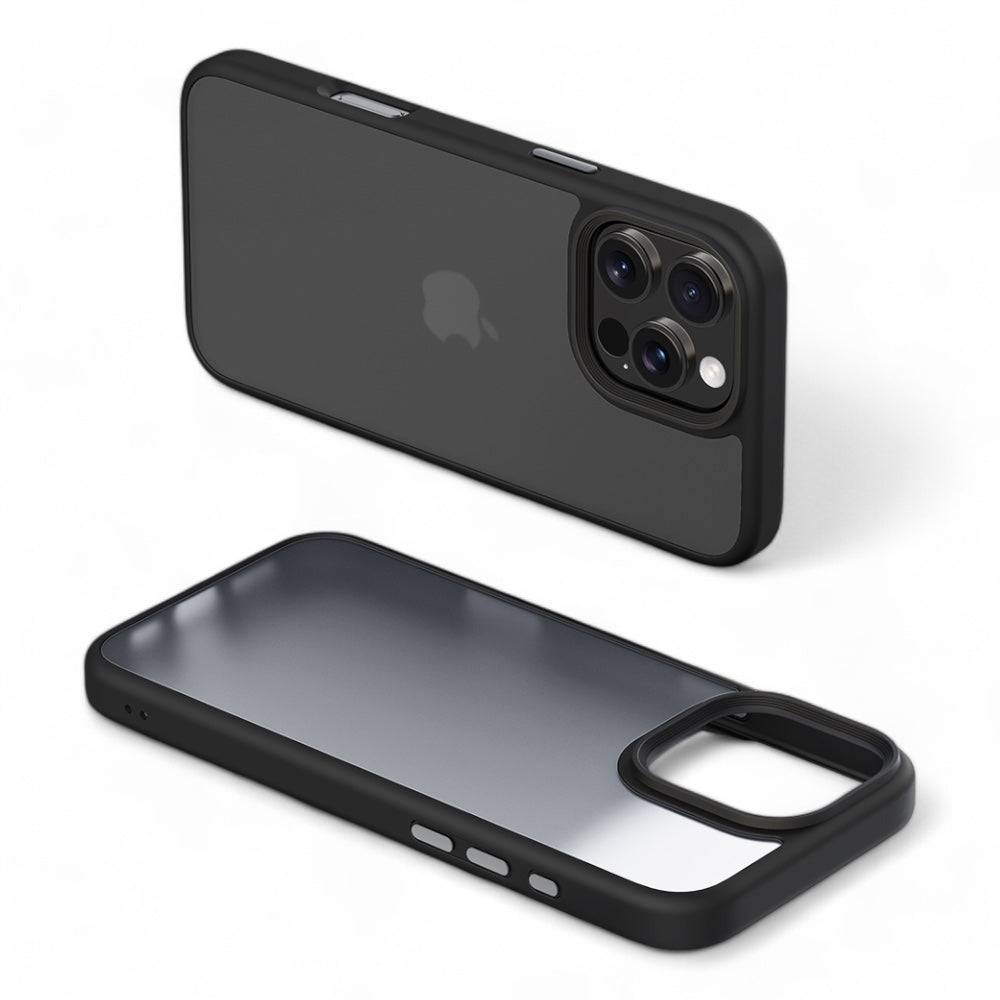 Estuche devia skin iphone 16 plus pino series shockproof case color negro - MUNDO ACCESORIOS (B2C)