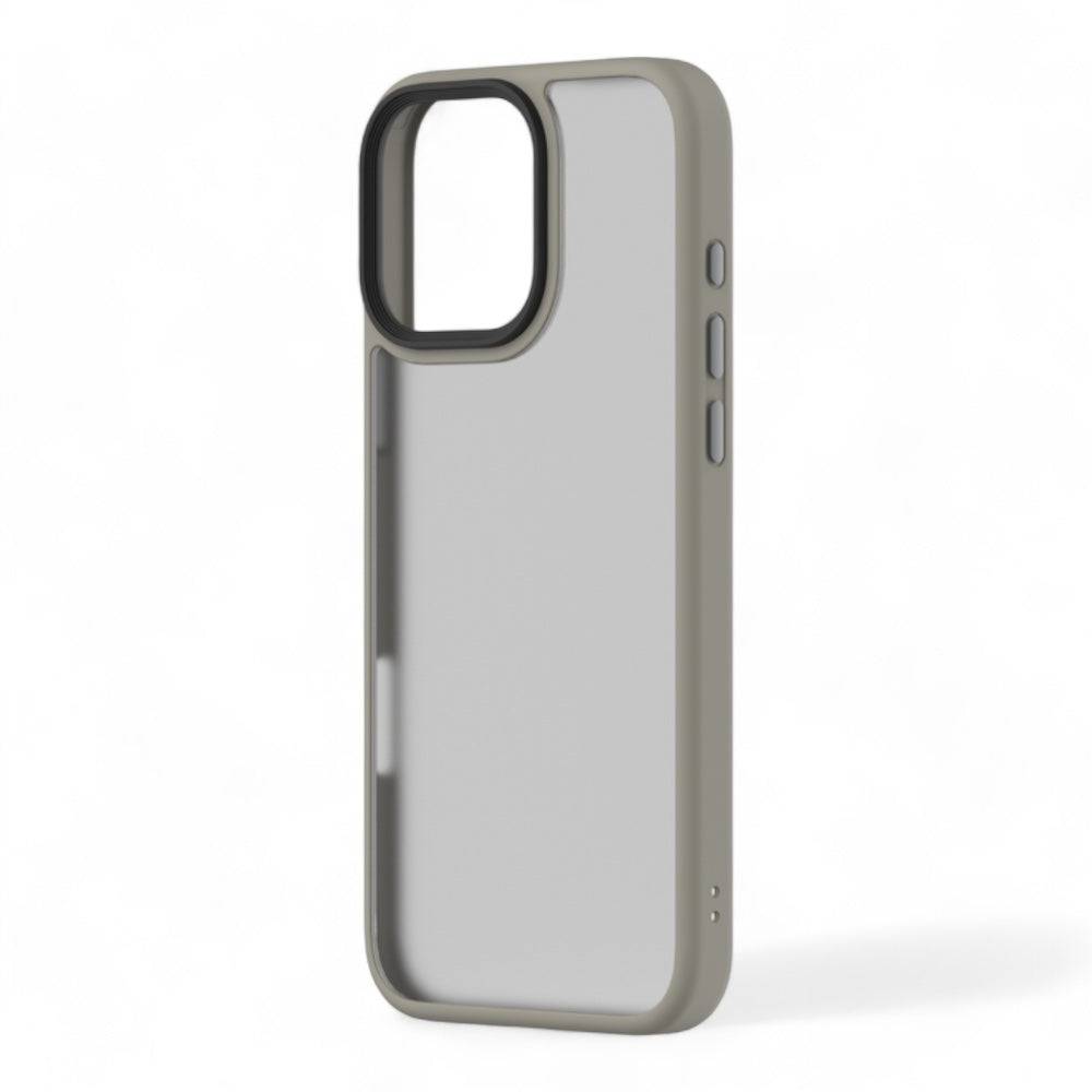 Estuche devia skin iphone 16 plus pino series shockproof case color gris oscuro - MUNDO ACCESORIOS (B2C)