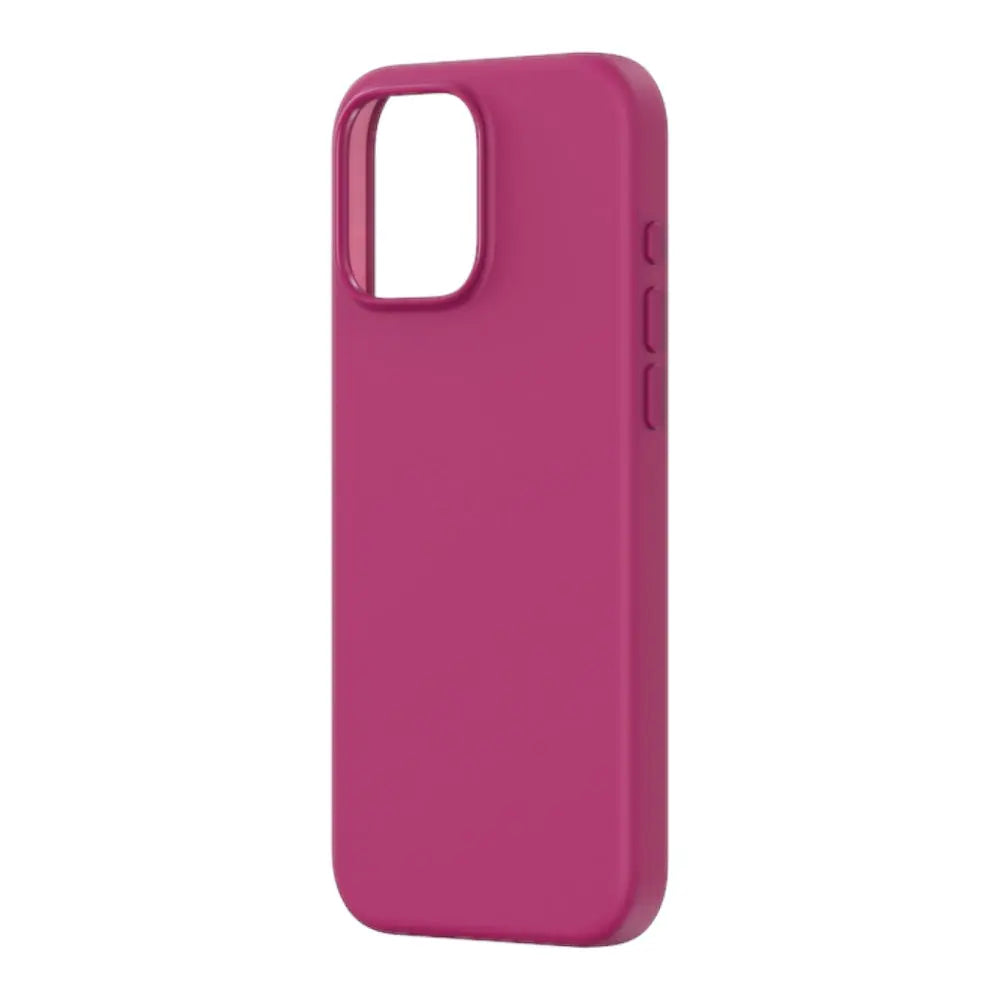 Estuche devia skin iphone 16 pro max nature series silicone magnetic case color rosado suave