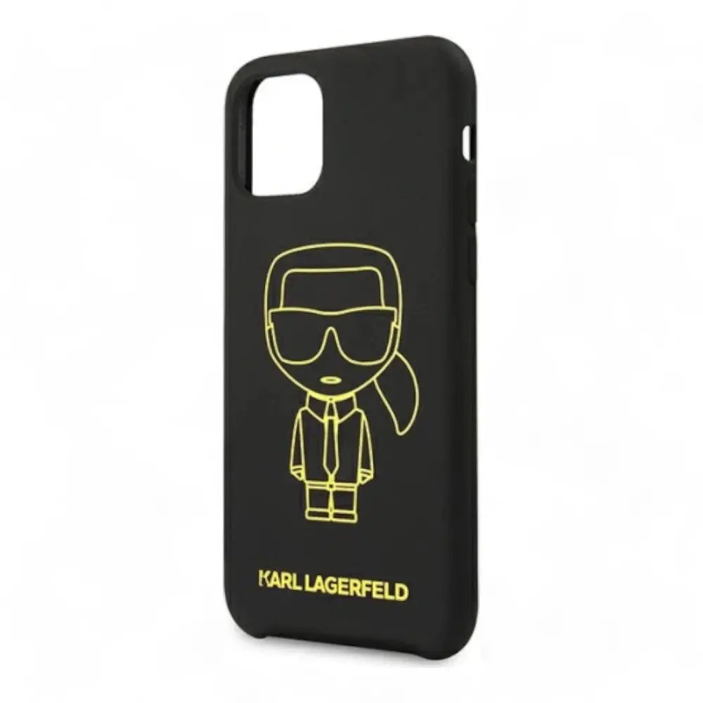 Estuche Karl Lagerfeld Silicone Yellow Outline Black Iphone 11 Color Negro  Shop name