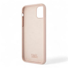 Estuche karl lagerfeld hc silicone choupette head pink iphone 11 color rosado  Shop name