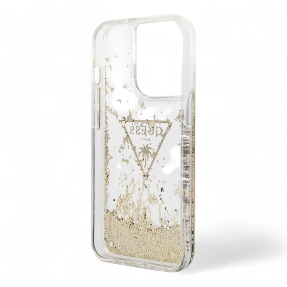 Estuche guess hc liq. glitter triangle transparent iphone 15 pro max color transparente  Shop name