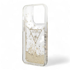 Estuche guess hc liq. glitter triangle transparent iphone 15 pro max color transparente  Shop name