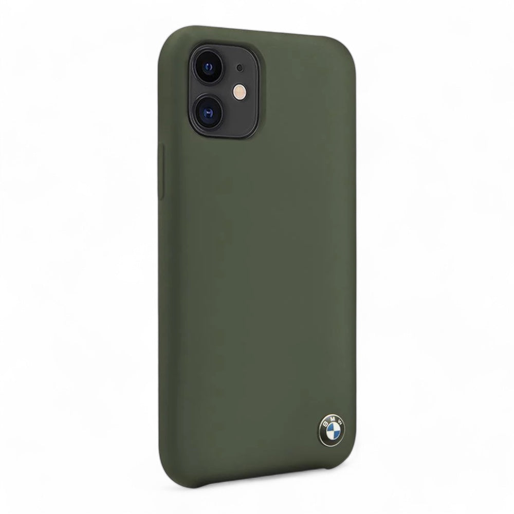 Estuche Bmw Silicone Hard Case Metal Logo - Midnight Green Iphone 11 Color Verde  Shop name