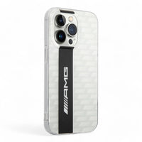 Estuche Amg Amg Hc Transp Double Layer Carbon Pattern Ii Iphone 14 Pro Max Color Blanco