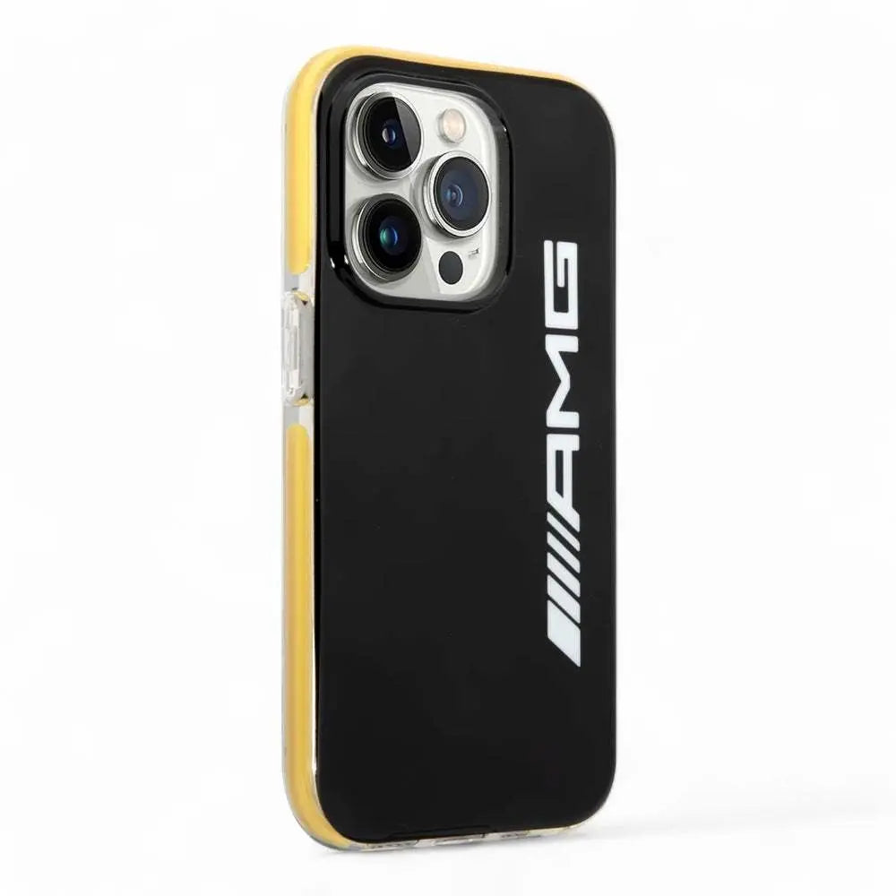 Estuche Amg Hc Pc/Tpu Black Yellow  Iphone 14 Pro Max Color Amarillo  Shop name