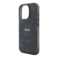 Estuche tumi skin iphone 16 pro tumi hc double layer pc/tpu magsafe camo print color gris  Shop name