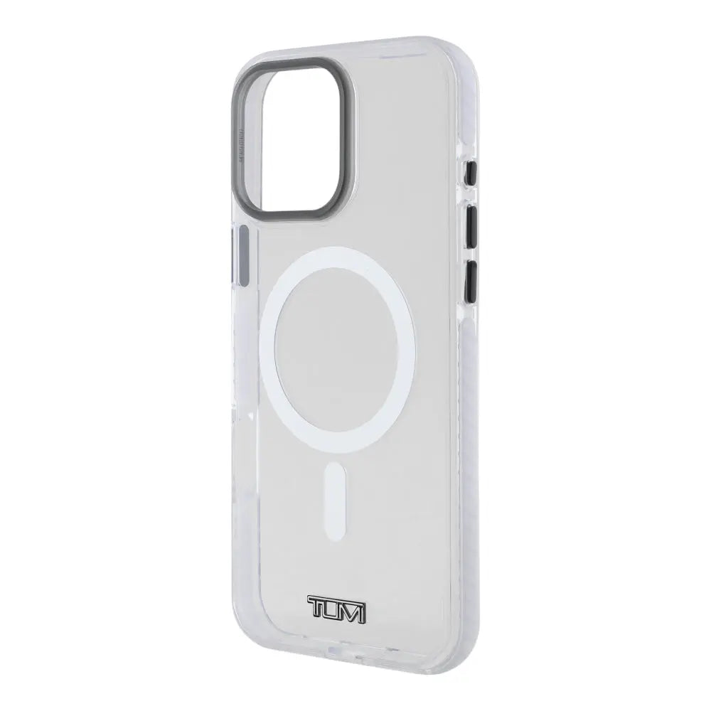 Estuche tumi skin iphone 16 pro max tumi hc transparent magsafe shockproof color transparente