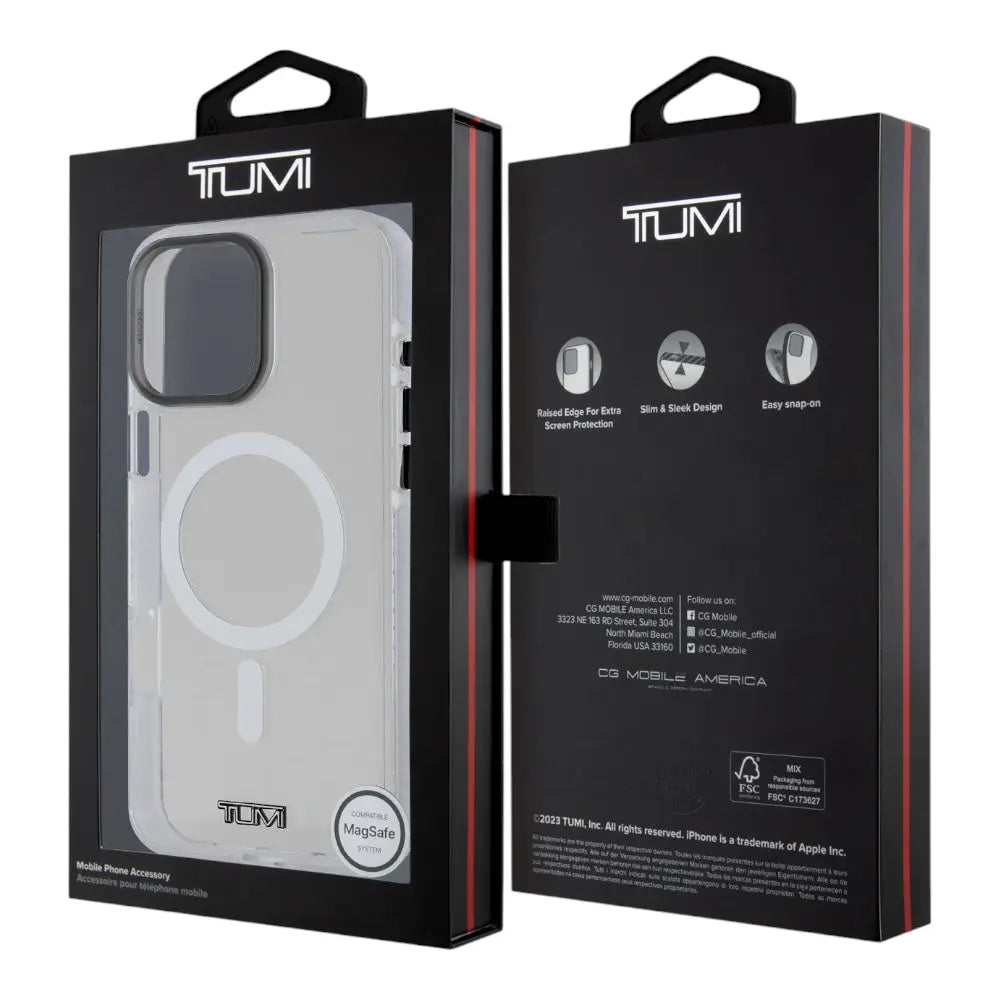 Estuche tumi skin iphone 16 pro tumi hc transparent magsafe shockproof color transparente  Shop name