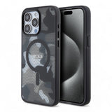 Estuche tumi hc frosted magsafe transparent mesh camo iphone 15 pro max color negro