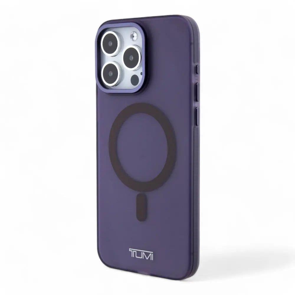 Estuche tumi hc frosted magsafe transparent iphone 15 pro max color morado  Shop name