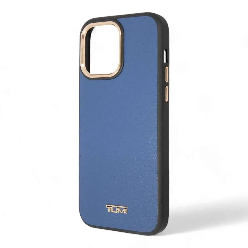 Estuche Tumi Hc Women Smooth Leather Midnight Blue Iphone 14 Pro Max Color Azul  Shop name