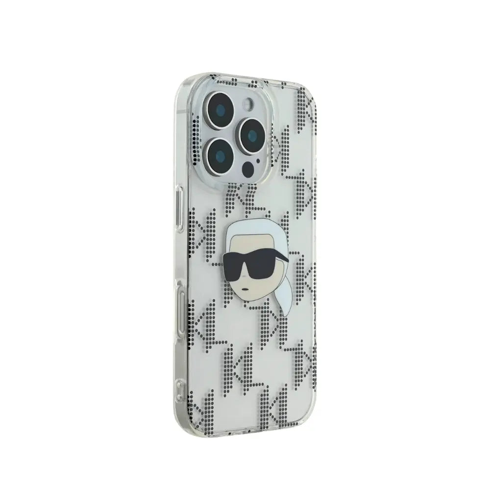 Karl Lagerfeld hc iml k. head monogram electroplated transparent iphone 16 pro  Shop name