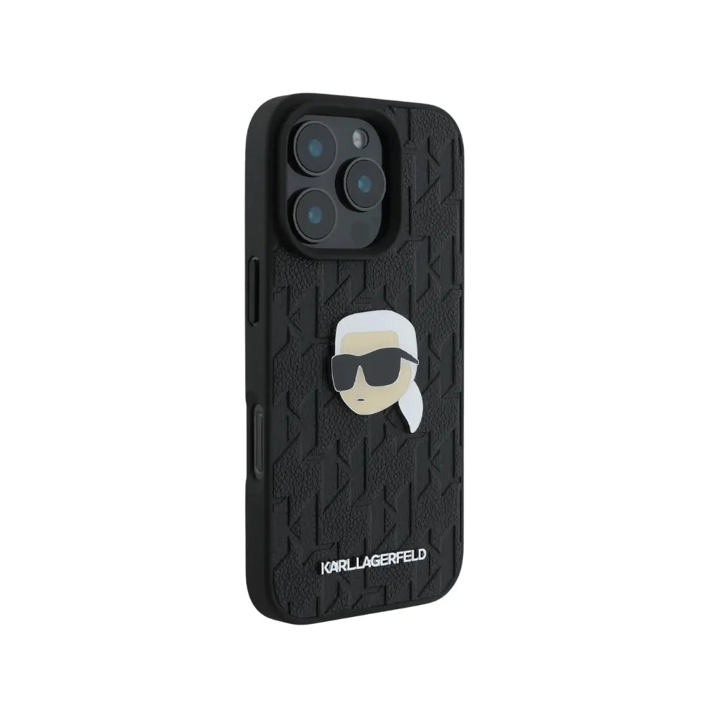 Karl Lagerfeld hc pu monogram k. head pin black iphone 16 pro  Shop name