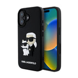 Karl Lagerfeld hc 3d rubber kc nft black iphone 16  Shop name