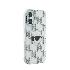 Karl Lagerfeld hc iml k. head monogram electroplated transparent iphone 16  Shop name