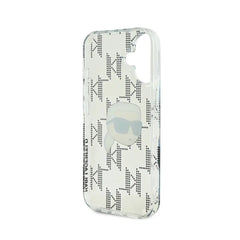 Karl Lagerfeld hc iml k. head monogram electroplated transparent iphone 16  Shop name