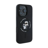 Karl Lagerfeld hc magsafe silicone kc heads ring black  iphone 16 pro  Shop name